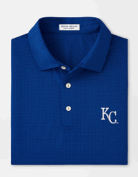 Men's Peter Millar <br>KC Royals Tesseract Performance <br>Jersey Polo