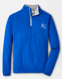 Men's Peter Millar <br>KC Royals Perth Performance <br>Quarter-Zip